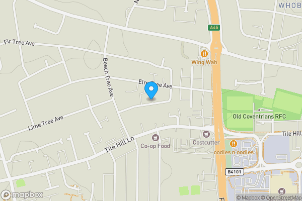 Map location for 35 Rothesay Avenue, Tile Hill, Coventry, West Midlands CV4 9FH