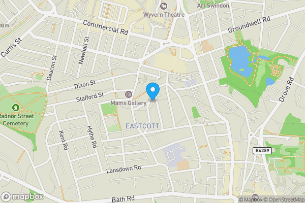 Map location for 3, Swindon Road, Swindon, SN1 3JJ