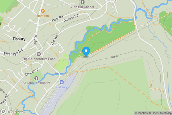 Map location for 2 Railway Cottages, Tisbury, Salisbury, Wiltshire, SP3 6JS