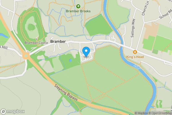 Map location for Downland Park, STEYNING, West Sussex, BN44 3WF