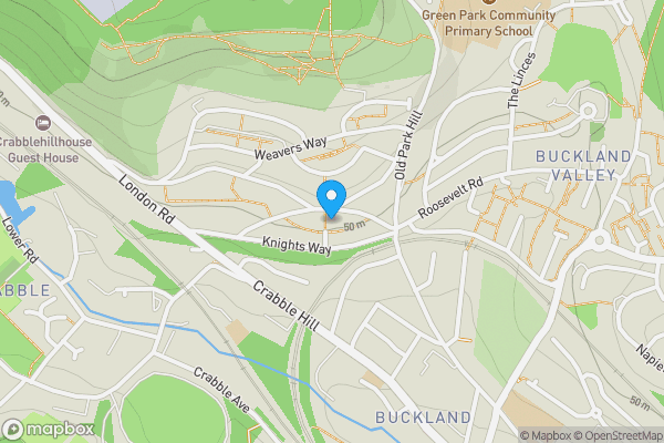 Map location for Armourers Walk, Dover, Kent, CT16 2DT