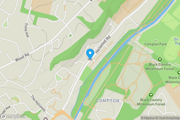 Map location for Henwood Road, Wolverhampton, West Midlands, WV6 8PF