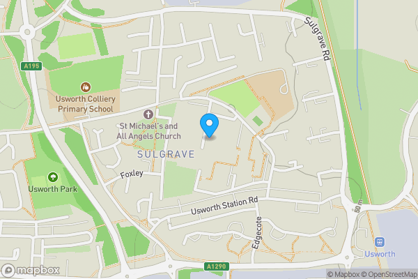 Map location for 114 Collingwood Court, Washington, Tyne And Wear, NE37 3EF