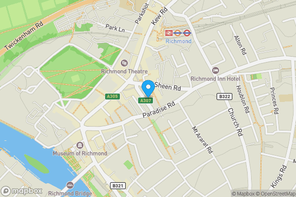 Map location for 14 Eton Street, Richmond, Surrey TW9 1EE