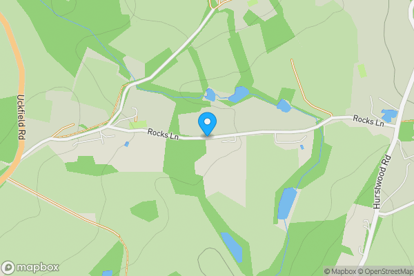 Map location for Rocks Lane, UCKFIELD, East Sussex, TN22 4BN
