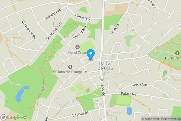 Map location for Land to the rear of 185 Kings Road, Ashton-Under-Lyne, Greater Manchester OL6 8HD