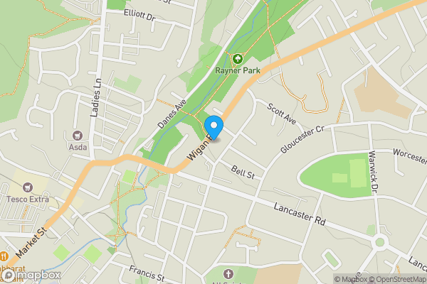 Map location for Lingate House 102 Chapel Lane Wigan Greater Manchester WN3 4BJ