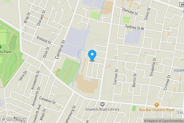 Map location for 27 Eccles Street, Belfast, BT13 3GS