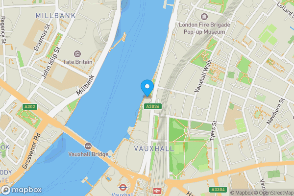 Map location for Flat 22, Peninsula Heights, 93 Albert Embankment, Vauxhall, London, SE1 7TY