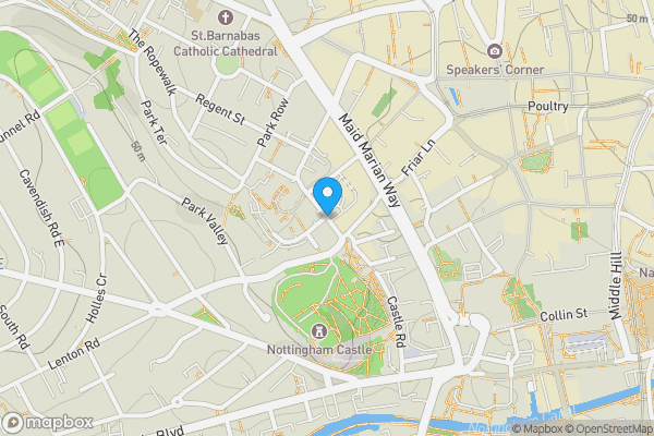 Map location for Standard Hill, Nottingham, Nottinghamshire, NG1 6FX