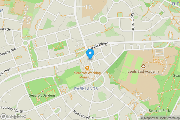 Map location for Pearsons Way, LEEDS, West Yorkshire, LS14 6GB