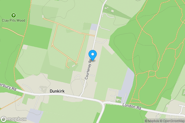 Map location for 52 Courtenay Road, Dunkirk, ME13 9LH