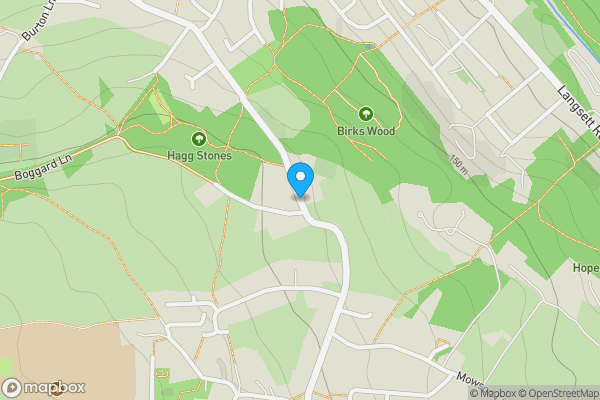 Map location for Haggstones Road, South Yorkshire, S35