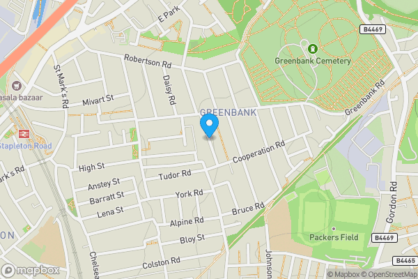 Map location for Hinton Road, BRISTOL, BS5 6HB