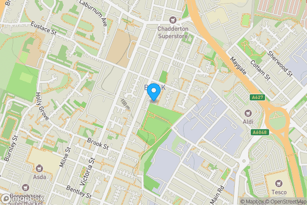 Map location for 36 Brierley Walk, Chadderton, Oldham, OL9 6SB