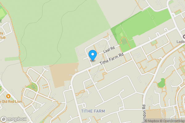 Map location for Garages Adjacent 6 Leaf Road, Houghton Regis, LU5 5JH