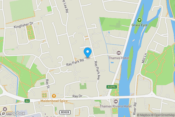 Map location for Ray Park Road, Maidenhead, Berkshire, SL6 8QR