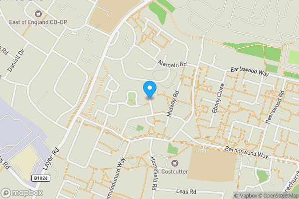 Map location for Glebe Road, Colchester, Essex, CO2 9LP