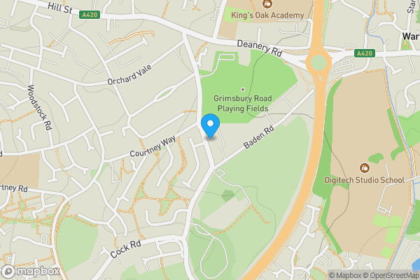 Map location for 3, Cherry Fields, Osbourne Close, Kingswood, BS15 9SD