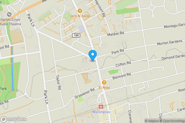 Map location for Flat 2 Burniston Court, 90 Manor Road, Wallington, Surrey, SM6 0AD