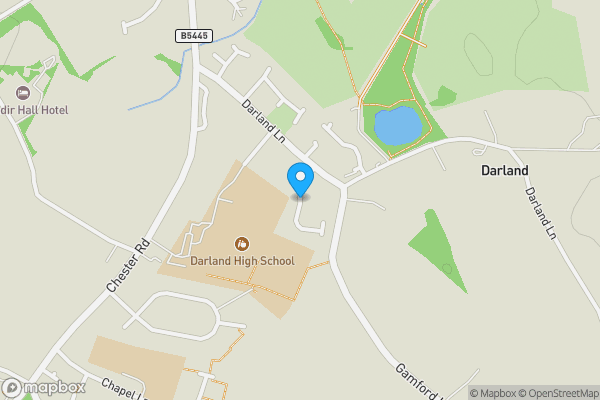 Map location for Broad Oak Farm, Burton, Llyndir Lane, Rossett, Wrexham, Wrexham, LL12 0AU