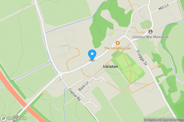 Map location for Woodside, Abbey Street, Ickleton, Saffron Walden, Essex, CB10 1SS