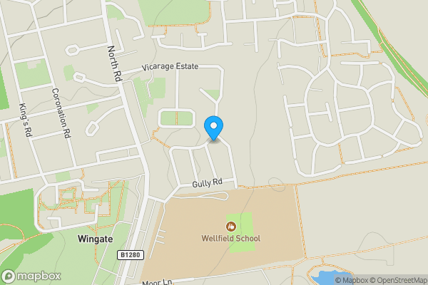 Map location for 7 Gray Square, Wingate, County Durham, TS28 5BX