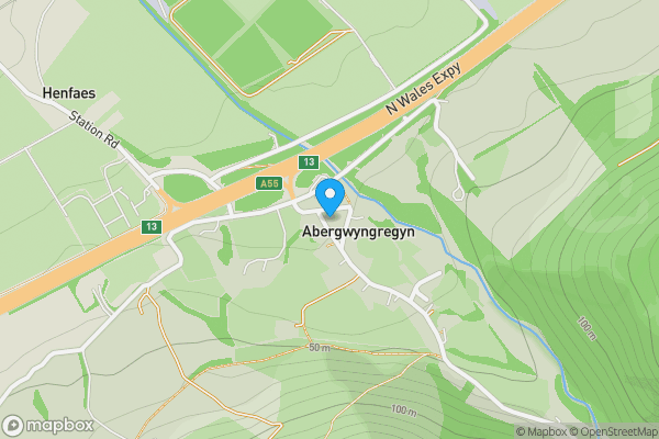 Map location for Bryn Tirion Mawr, Abergwyngregyn, Gwynedd, LL33 0LE