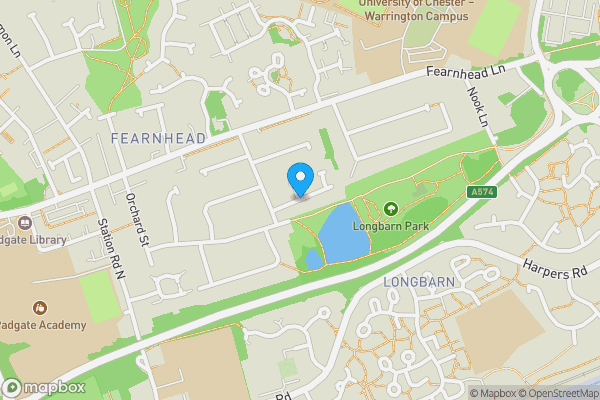 Map location for Windscale Road, Warrington, WA2 0PU