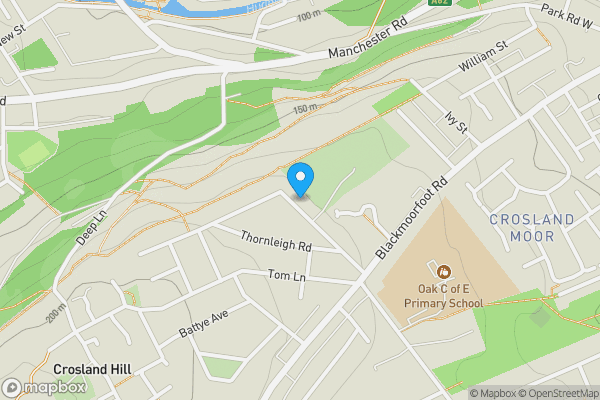 Map location for 58 Gramfield Road, Huddersfield, West Yorkshire, HD4 5QD