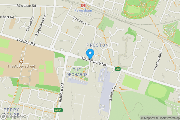 Map location for The Old Forge, Canterbury Road, Faversham, Kent, ME13 8LY
