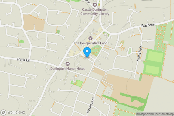 Map location for Former Castle Donington Methodist Church and 2 Apriary Gate, Market Street, Castle Donington, Derby DE74 2JA