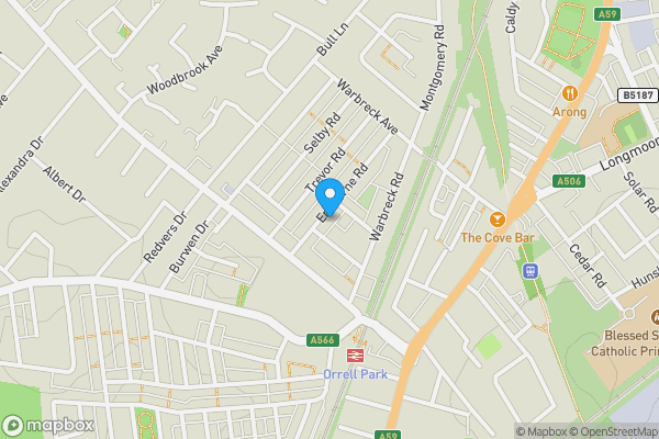 Map location for 20 Endborne Road, Liverpool, Merseyside, L9 8DR L9 8DR