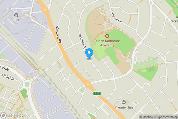 Map location for Arundel Road, PETERBOROUGH, Cambridgeshire, PE4 6JJ