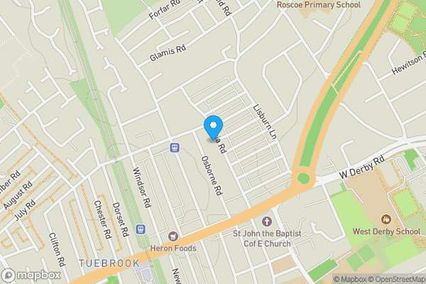 Map location for Land To The Rear Of 39 Victoria Road, Tuebrook, Liverpool L13 8AL