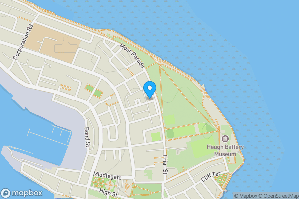 Map location for Flat 8, 24 Beaconsfield Street, Hartlepool, Cleveland, TS24 0NX