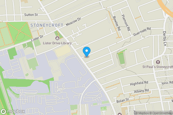 Map location for 4 Guernsey Road, Tuebrook, Liverpool L13 6RZ