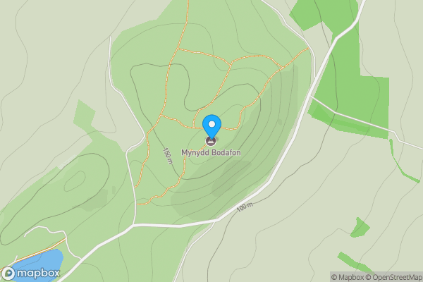 Map location for Mynydd Bodafon, Llannerch-y-medd, Isle of Anglesey, LL71 8BG
