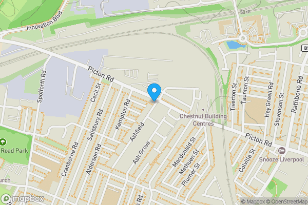 Map location for 108 Picton Road/2 Ashfield, Liverpool L15 1EZ