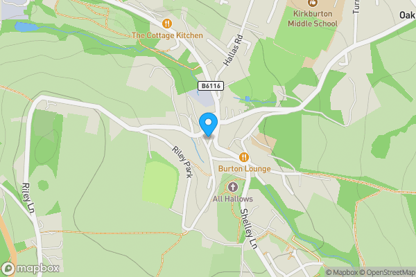 Map location for 5A Riley Lane, Kirkburton, Huddersfield, West Yorkshire, HD8 0RX