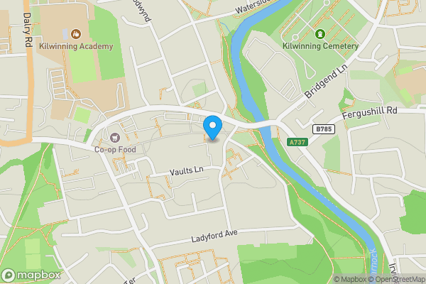 Map location for 37 Main Street, The Tower Inn, Kilwinning, KA13 6AN