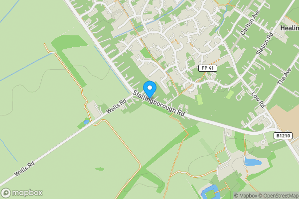 Map location for Land Off Stallingborough Road, Grimsby, South Humberside, DN41 7QF