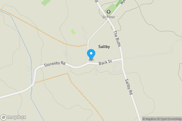 Map location for The Nags Head, 1 Back Street, Saltby, Melton Mowbray, Leicestershire LE14 4RN