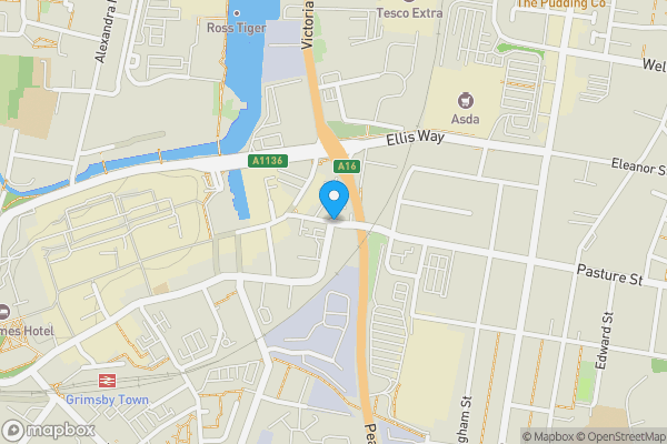 Map location for Pasture Street, Grimsby, DN31 1QD