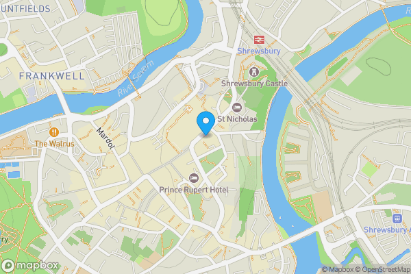 Map location for 39-40 Castle Street, Shrewsbury, Shropshire, SY1 2BW