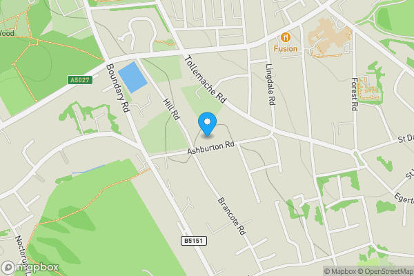 Map location for 24 Ashburton Road, Prenton, CH43 8TW