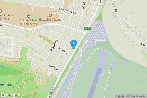 Map location for 364 Southampton Road, Eastleigh, Hampshire, SO50 5QH