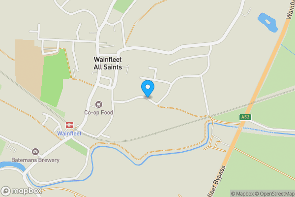 Map location for Wainfleet Community Hall, Rumbold Lane, SKEGNESS, PE24 4DS
