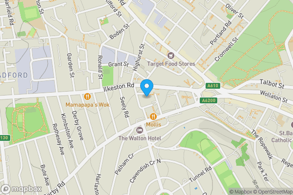 Map location for 4, Wellington Villas, NOTTINGHAM, Nottinghamshire, NG7 1NP