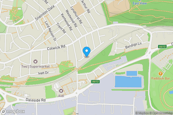 Map location for 32 Whittier Road, Nottingham, NG2 4AS